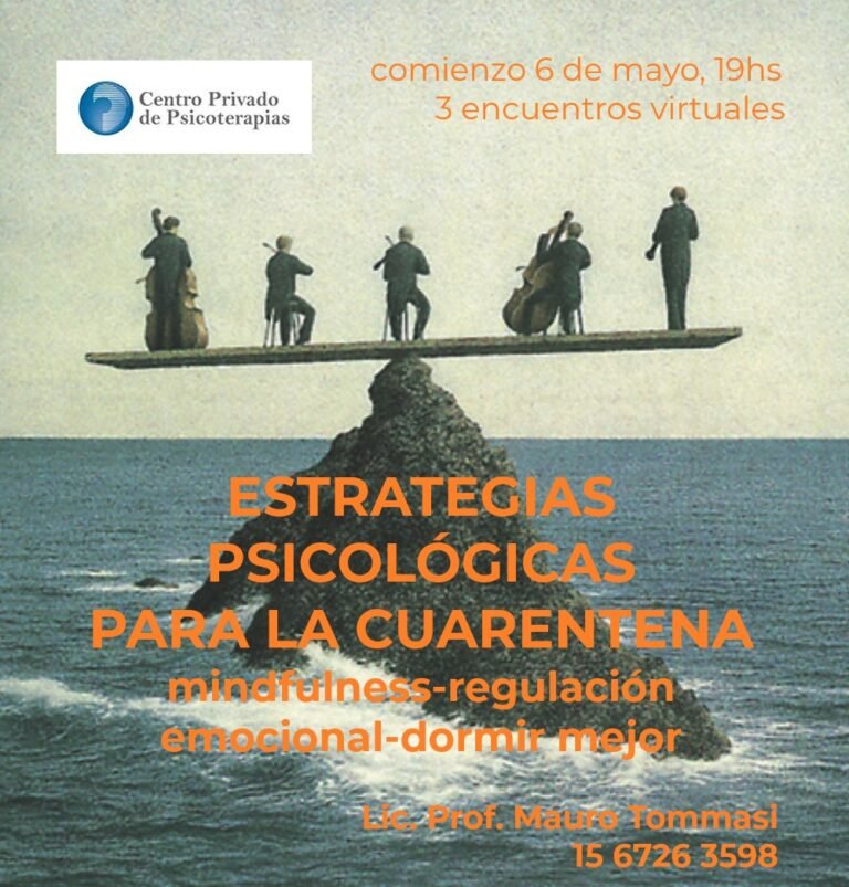 estrategias psicológicas para la cuarentena